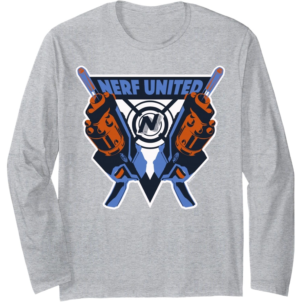image:imageNerf United Blasters Long Sleeve TShirtHeather Grey