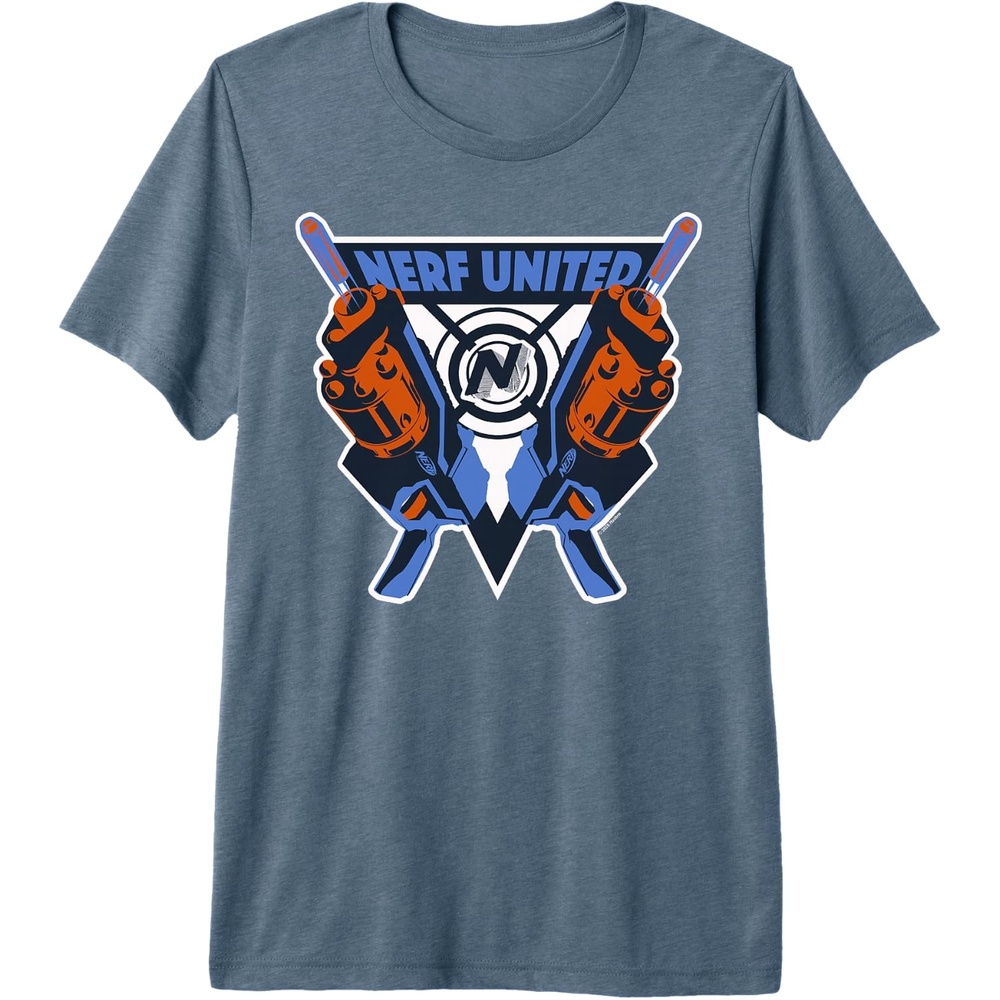 image:imageNerf United Blasters Premium Triblend TShirtSlate Grey