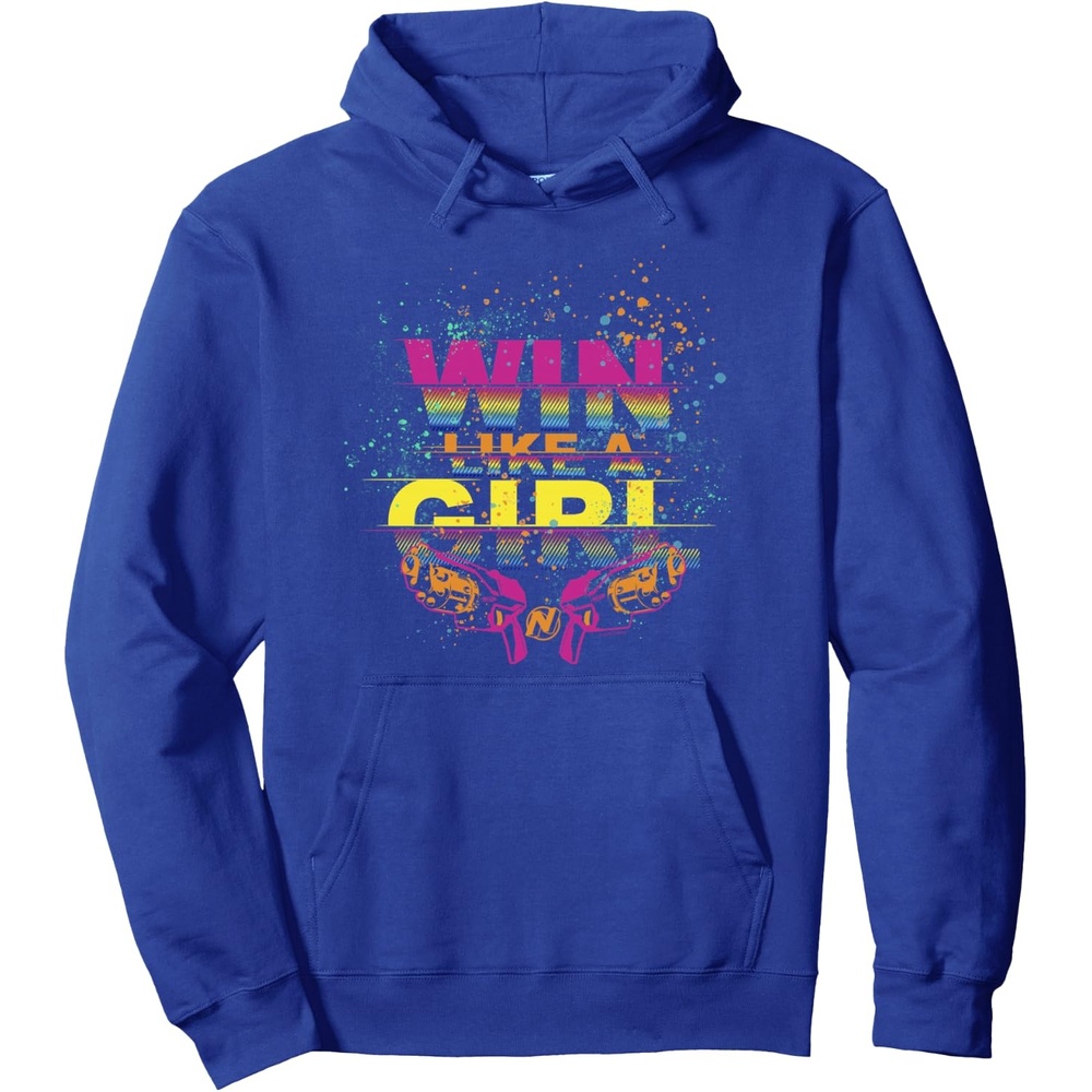 image:imageNerf Win Like A Girl Pullover HoodieRoyal Blue