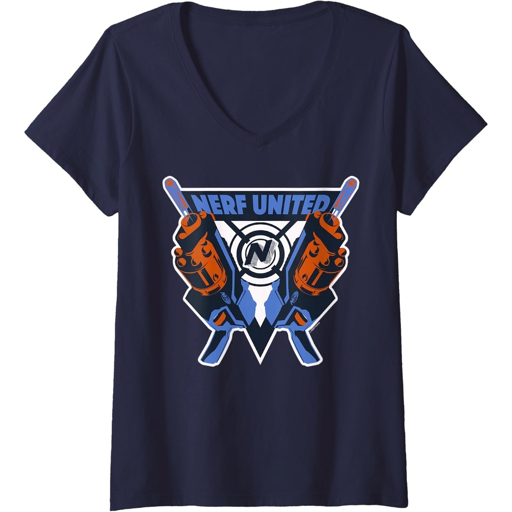 image:imageWomens Nerf United Blasters VNeck TShirtNavy Blue
