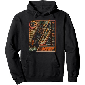 Nerf Blaster Since 1969 Poster Pullover Hoodie(Black)
