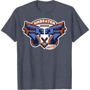 Nerf Blasters Unbeaten Logo T-Shirt(Heather Blue)