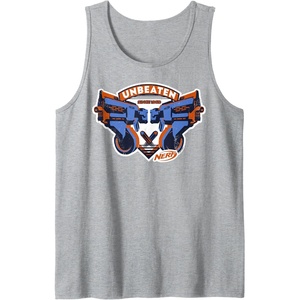 Nerf Blasters Unbeaten Logo Tank Top(Heather Grey)