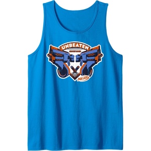 Nerf Blasters Unbeaten Logo Tank Top(Sapphire Blue)