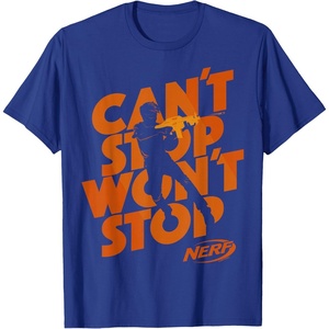 Nerf Can’t Stop Won’t Stop Silhouette T-Shirt(Royal Blue)