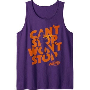 Nerf Can’t Stop Won’t Stop Silhouette Tank Top(Purple)