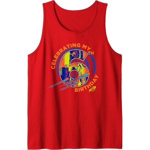 Nerf Celebrating My 6th Birthday Tank Top(Red)