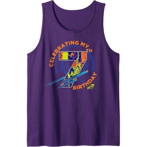 Nerf Celebrating My 7th Birthday Tank Top(Purple)