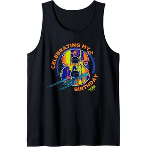 Nerf Celebrating My 8th Birthday Tank Top(Black)