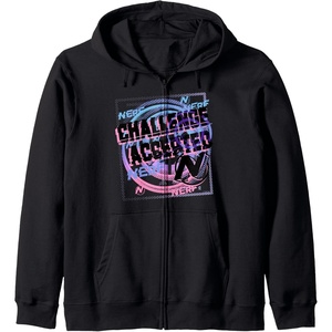 Nerf Challenge Accepted Zip Hoodie(Black)
