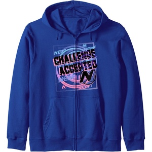 Nerf Challenge Accepted Zip Hoodie(Royal Blue)