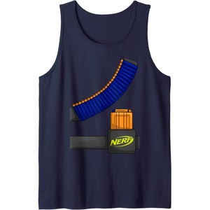 Nerf Faux Tactical Costume Tank Top(Navy Blue)
