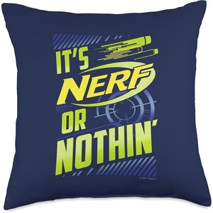 Nerf It’s Nerf Or Nothin’ Throw Pillow(18×18)