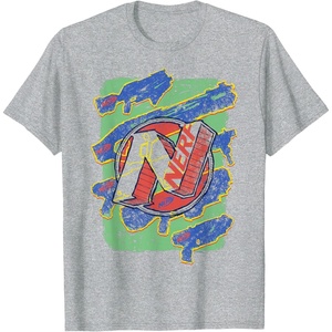 Nerf Logo Blaster Scribbles T-Shirt(Heather Grey)