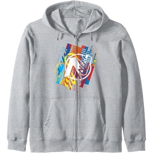 Nerf N Glitched Logo Zip Hoodie(Heather Grey)