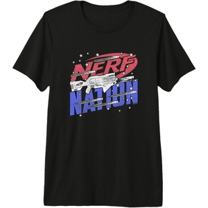 Nerf Nation Americana Blaster Premium Tri-Blend T-Shirt(Black)