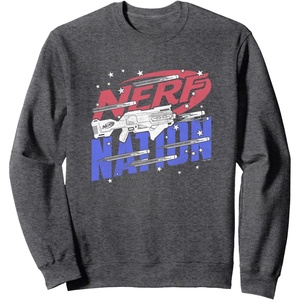 Nerf Nation Americana Blaster Sweatshirt(Dark Heather Grey)