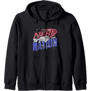 Nerf Nation Americana Blaster Zip Hoodie(Black)