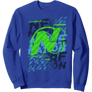 Nerf Nation Logo Stack Sweatshirt(Royal Blue)