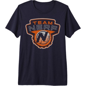 Nerf Team Nerf Logo Premium Tri-Blend T-Shirt(Navy Blue)