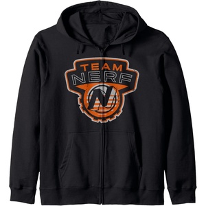 Nerf Team Nerf Logo Zip Hoodie(Black)