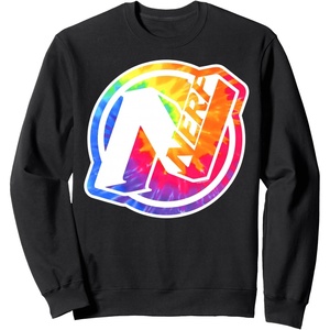 Nerf Tie Dye Logo Sweatshirt(Black)