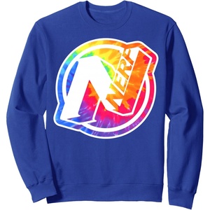 Nerf Tie Dye Logo Sweatshirt(Royal Blue)