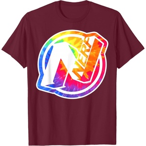 Nerf Tie Dye Logo T-Shirt(Burgundy)