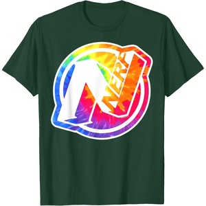 Nerf Tie Dye Logo T-Shirt(Dark Green)