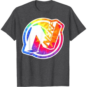 Nerf Tie Dye Logo T-Shirt(Dark Heather Grey)