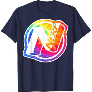 Nerf Tie Dye Logo T-Shirt(Navy Blue)