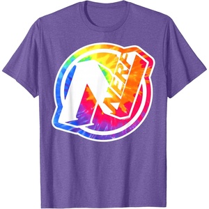 Nerf Tie Dye Logo T-Shirt(Purple Heather)