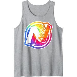 Nerf Tie Dye Logo Tank Top(Heather Grey)
