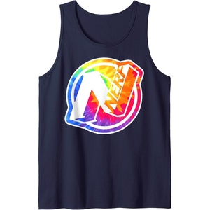 Nerf Tie Dye Logo Tank Top(Navy Blue)