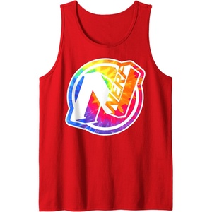 Nerf Tie Dye Logo Tank Top(Red)