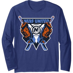 Nerf United Blasters Long Sleeve T-Shirt(Navy Blue)