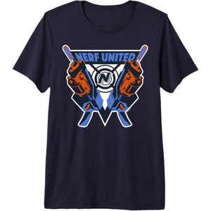 Nerf United Blasters Premium Tri-blend T-Shirt(Navy Blue)