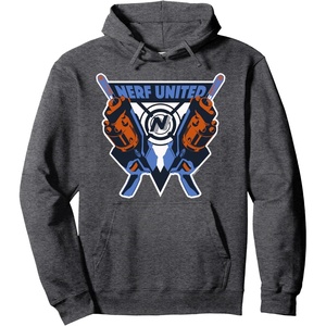 Nerf United Blasters Pullover Hoodie(Dark Heather Grey)