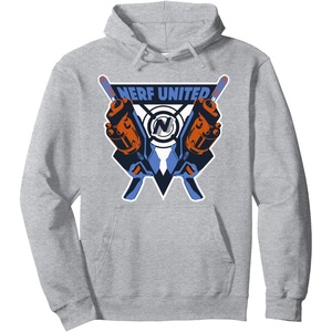 Nerf United Blasters Pullover Hoodie(Heather Grey)