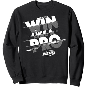 Nerf Win Like A Pro Glitch Text Sweatshirt(Black)