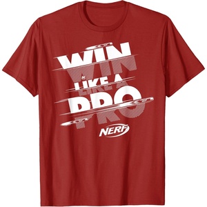 Nerf Win Like A Pro T-Shirt(Cranberry Red)