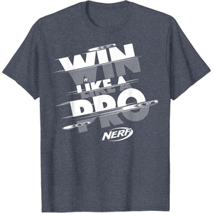 Nerf Win Like A Pro T-Shirt(Heather Blue)