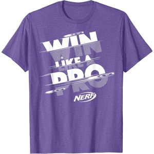 Nerf Win Like A Pro T-Shirt(Purple Heather)