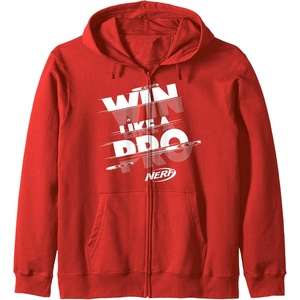 Nerf Win Like A Pro Zip Hoodie(Red)