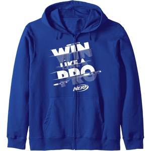 Nerf Win Like A Pro Zip Hoodie(Royal Blue)