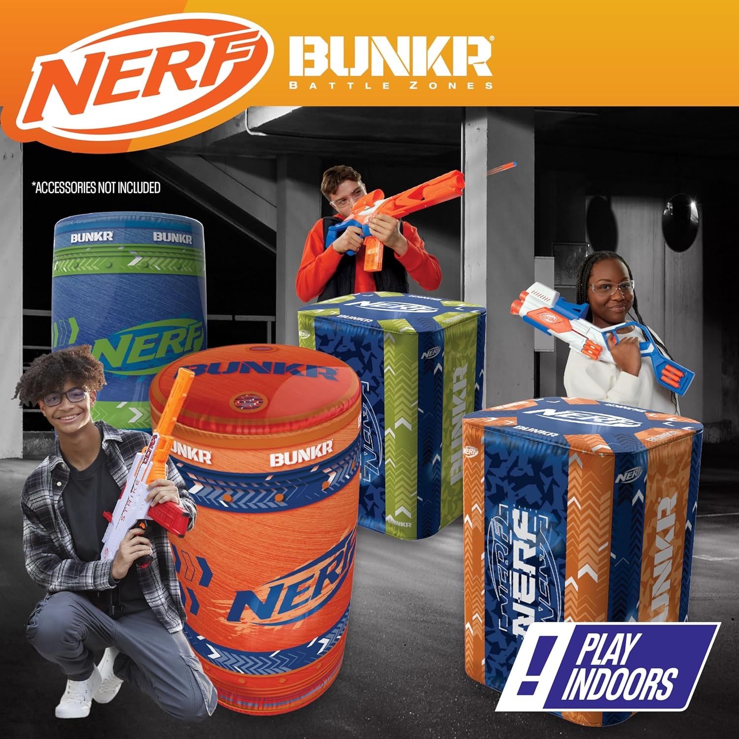 image:imageNERF BUNKR Battle Royale Inflatable Bunker BattlezoneBattle Royale