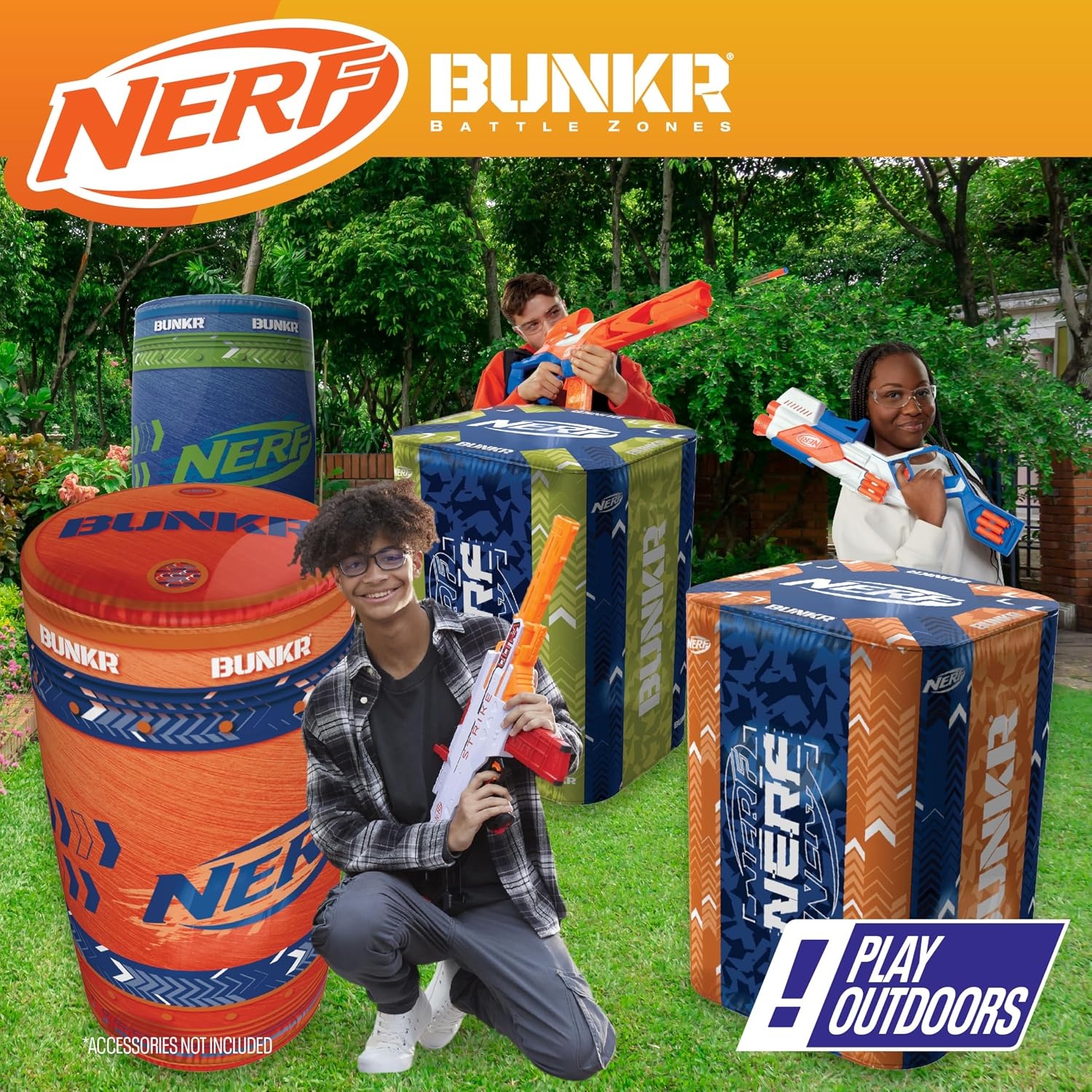image:imageNERF BUNKR Battle Royale Inflatable Bunker BattlezoneBattle Royale