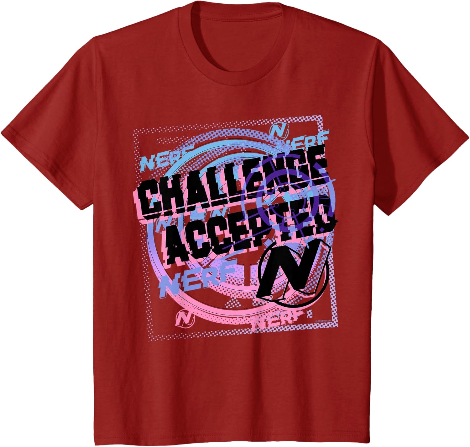 image:imageNerf Challenge Accepted TShirtCranberry Red