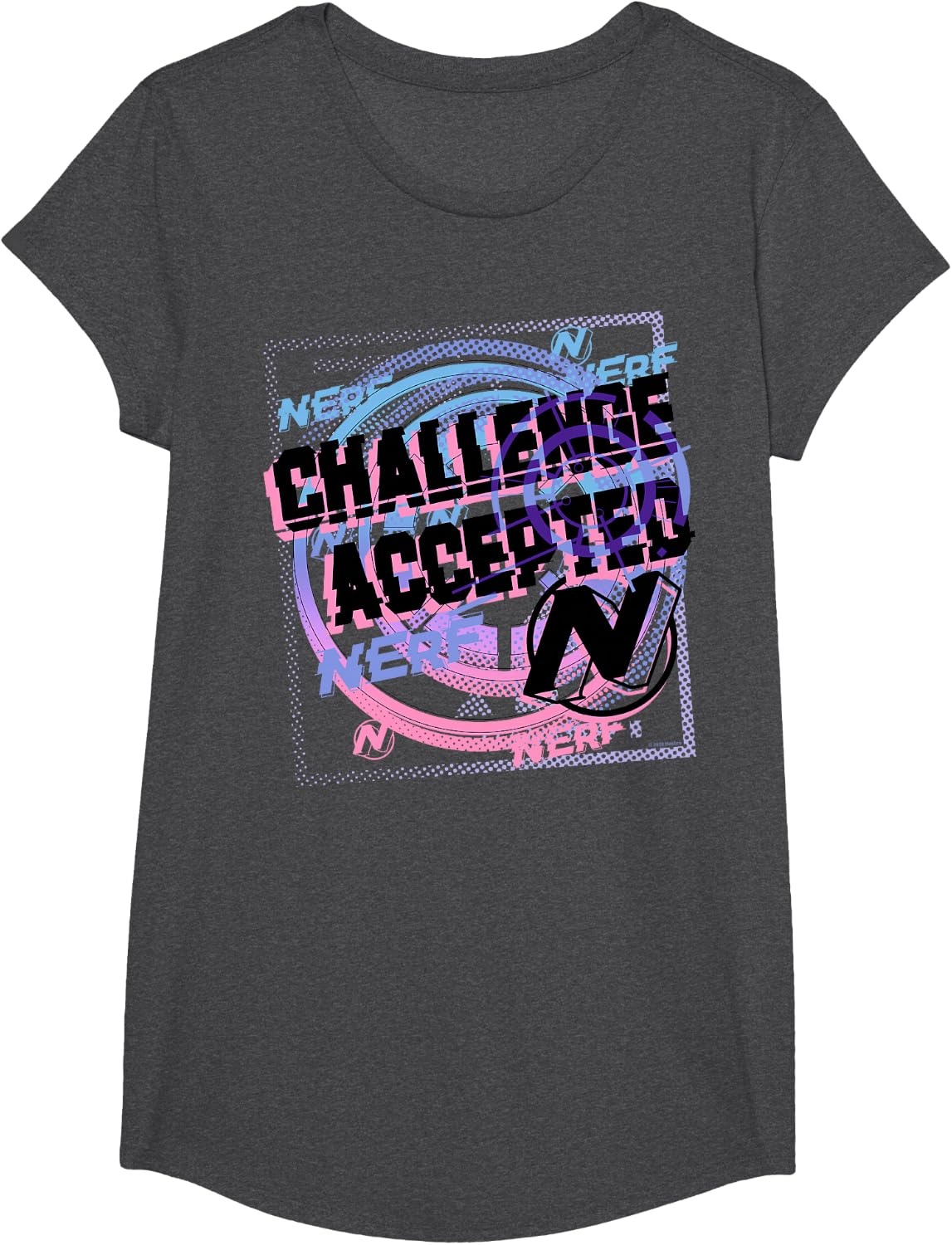 image:imageNerf Challenge Accepted TShirtDark Heather Grey