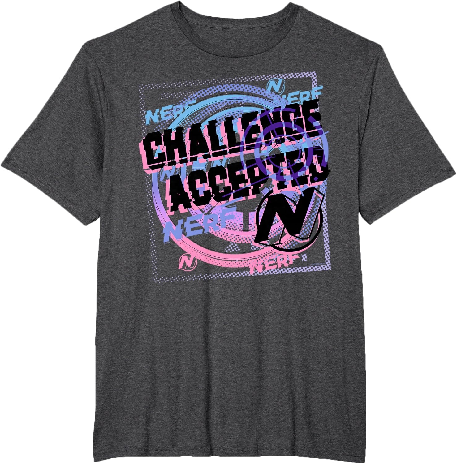 image:imageNerf Challenge Accepted TShirtDark Heather Grey